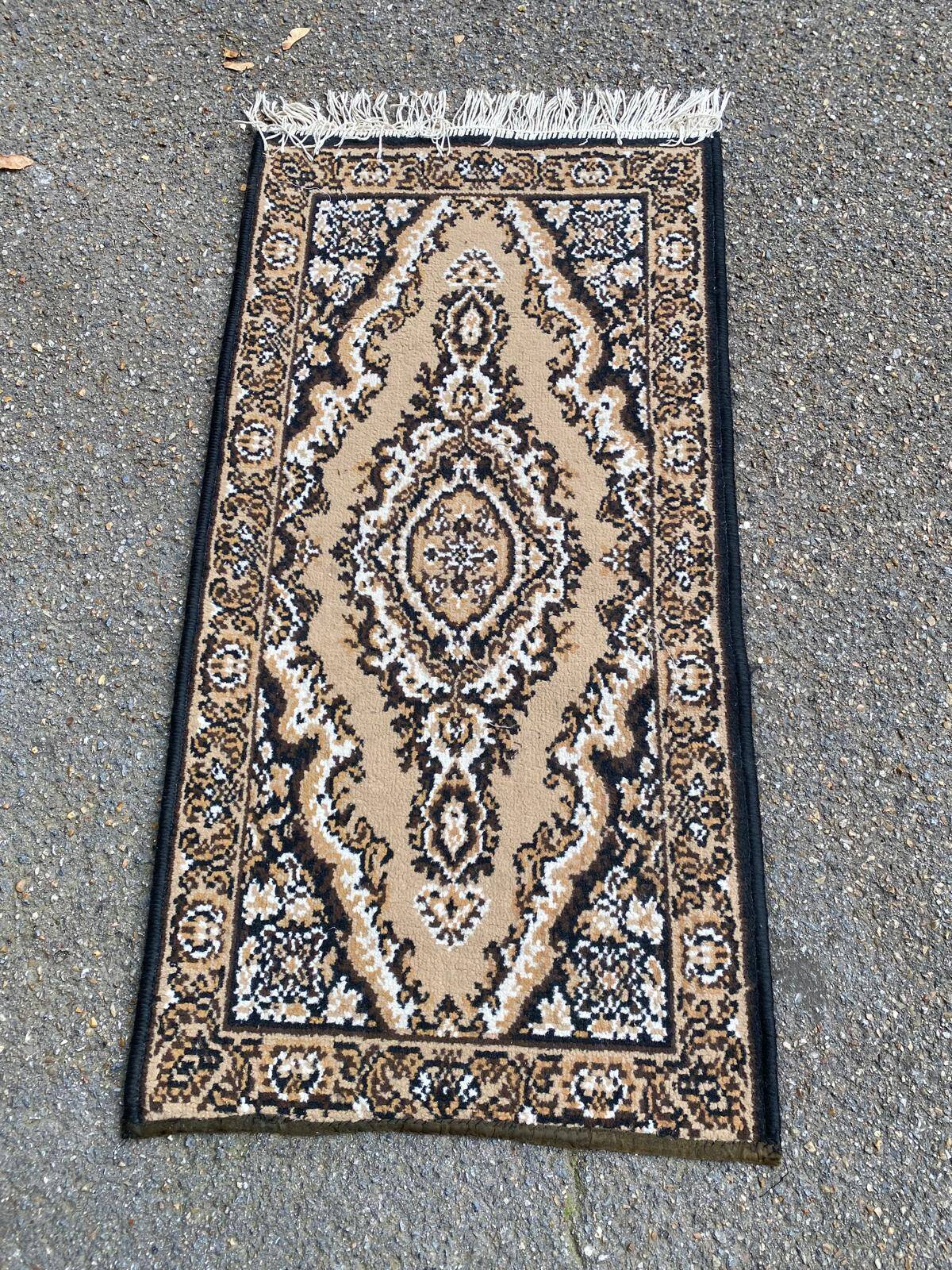 Persian rug imitation wool 55x110cm