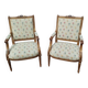 Paire de fauteuils anciens style louis xvi