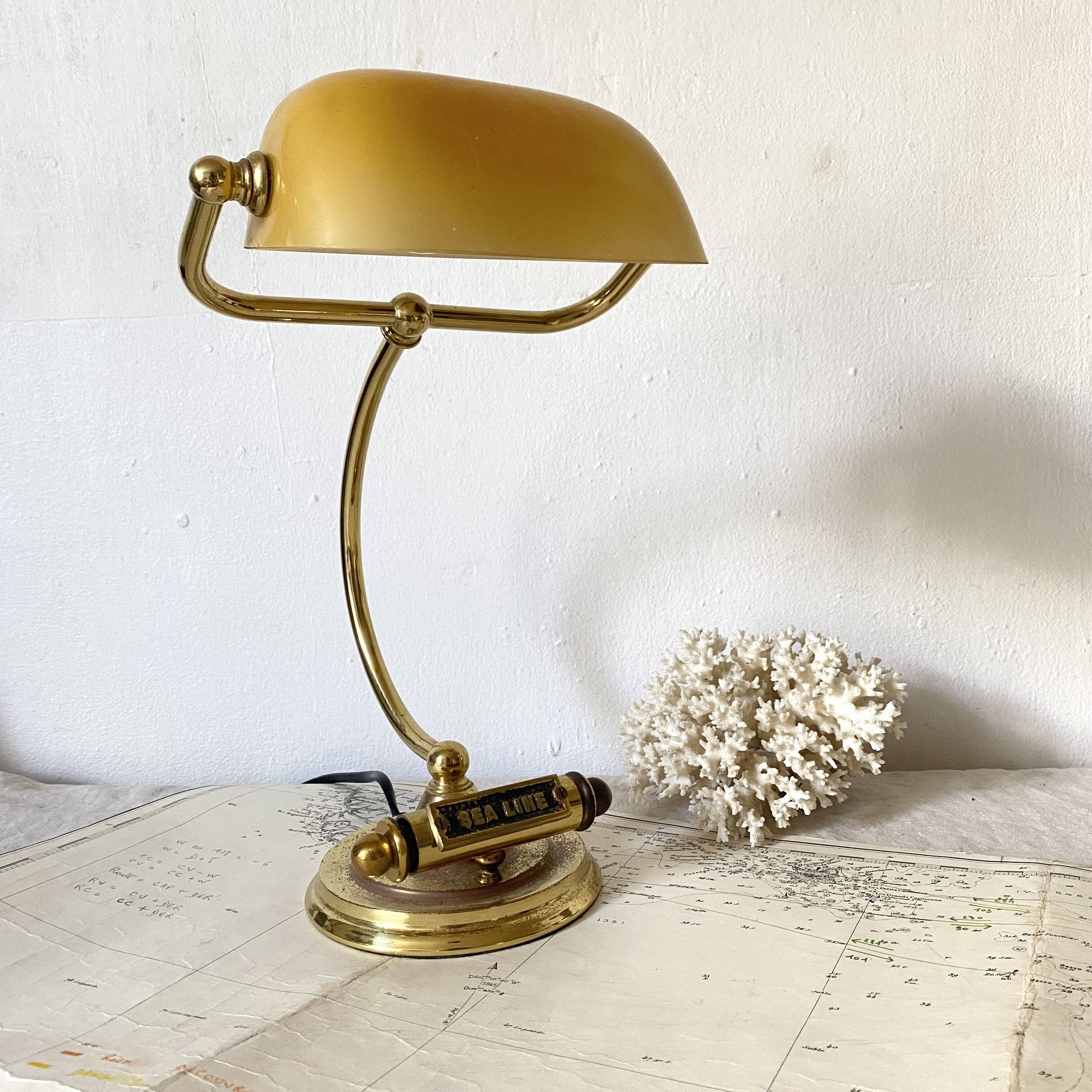 Notary, banker, sealine marine decor desk lamp