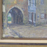 Antique painting by Pierre Boissart (1878-1944) signed country view B8