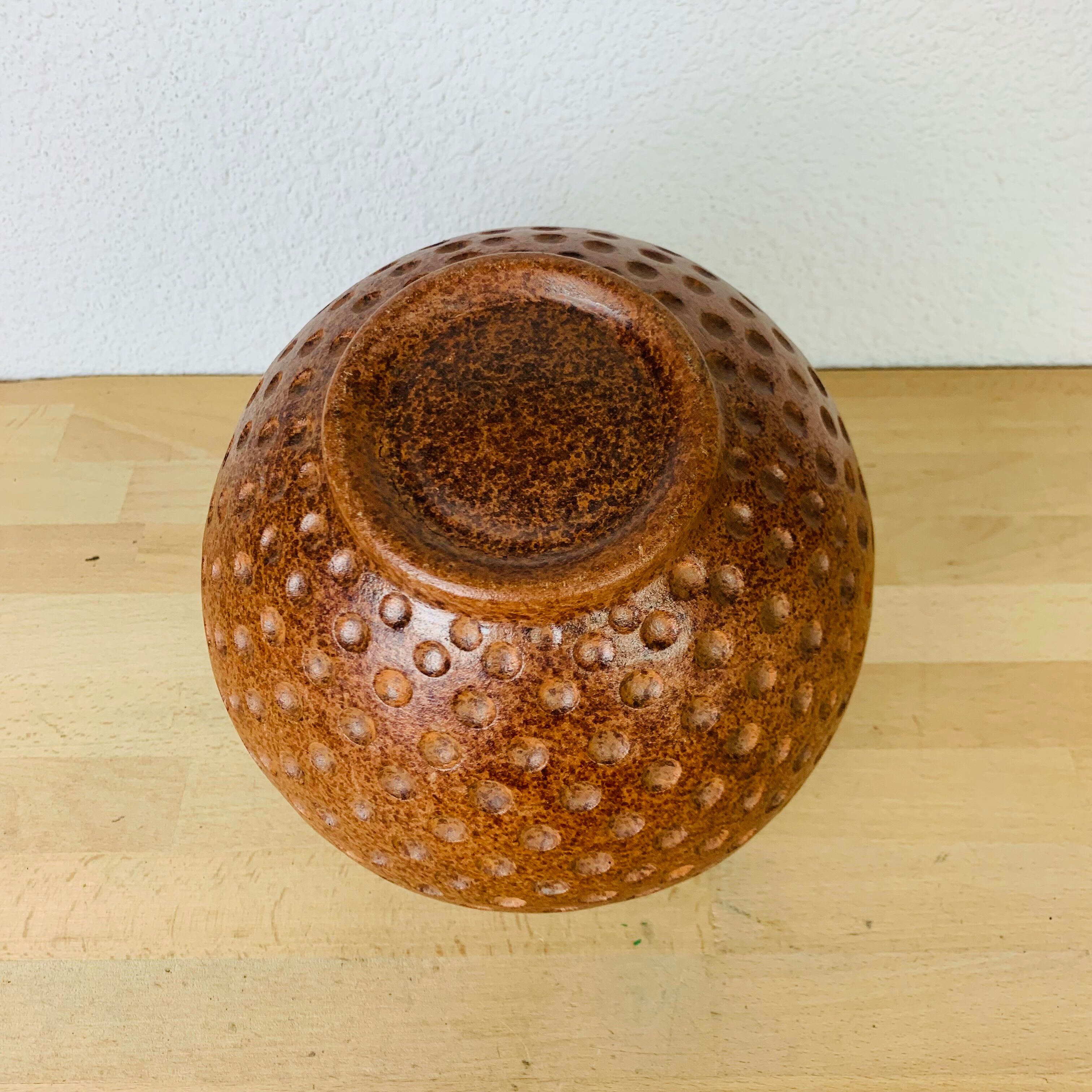 Vase ball sandstone vintage deco