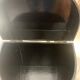 Box painted in half moon 20th century storage chest