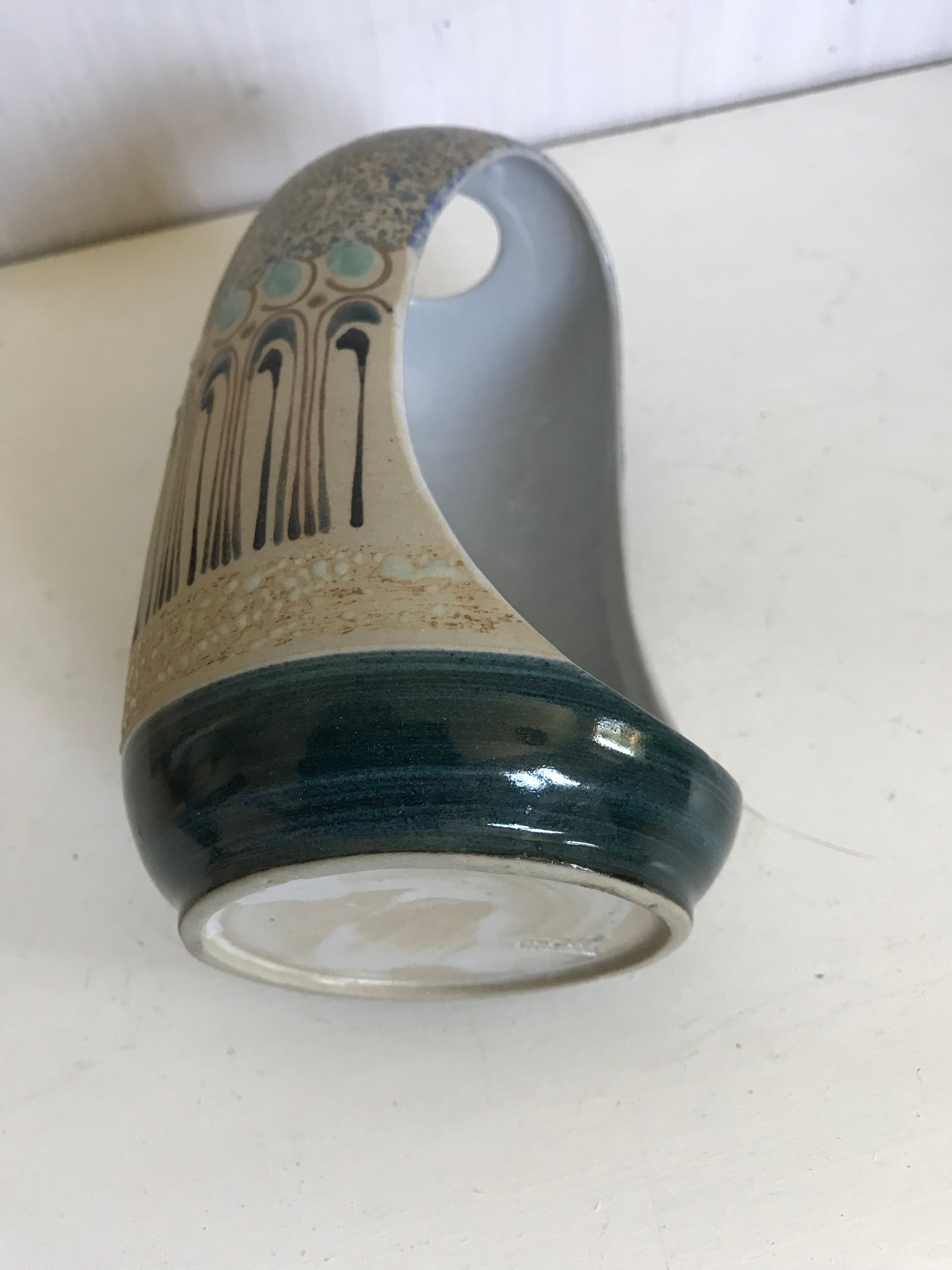 Vintage ceramic candlestick