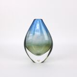 Glass vase Sven Palmquist Kraka made by Orrefors Sweden 1960s
