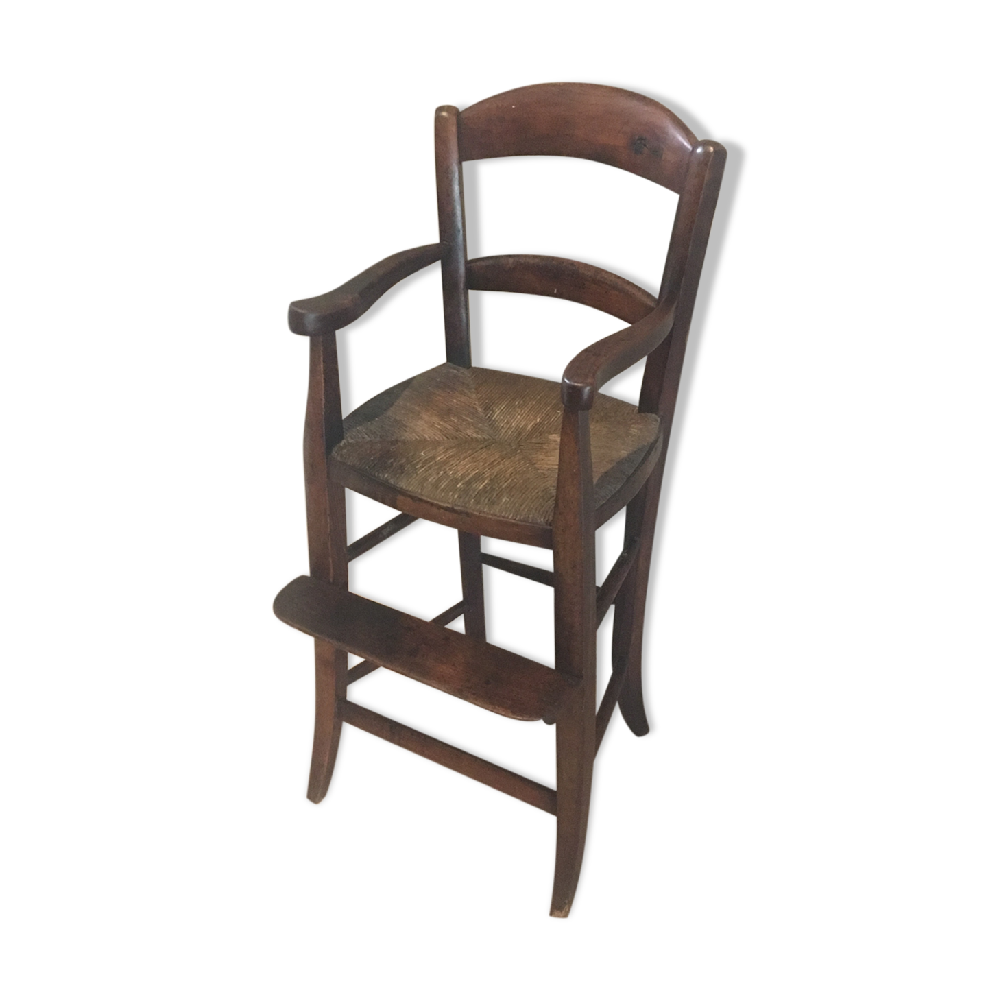 Chaise haute enfant ancienne