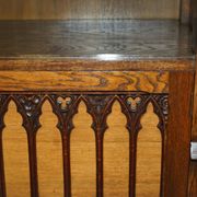 Gothic Revival library hand-carved by Pugin
