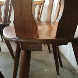 Set de 12 chaises bistrot