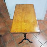 Oak tray bistro table