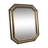 Wooden mirror of the 1970s/80s  71x92cm