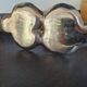 Display stand, cup, pocket tray in silver-plated bronze - Art Nouveau period