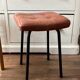 Vintage leatherette stool