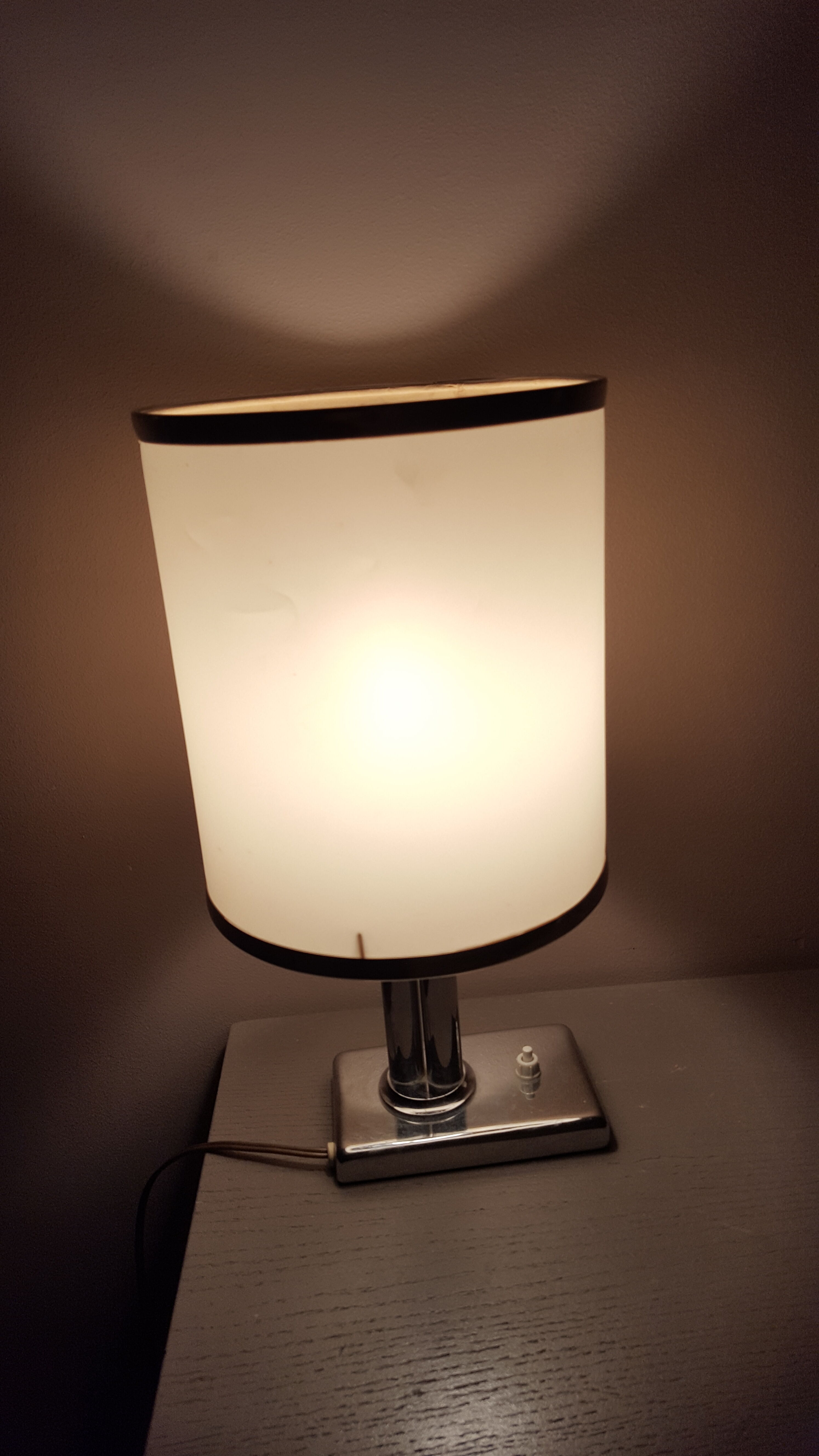 Vintage chrome lamp 1970