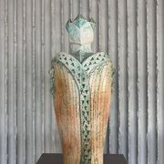 XXL (40-80cm) ceramic chess set by Maria Kenarova
