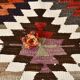 Multicolor Geometric Handmade Kilim Rug, 102x148Cm