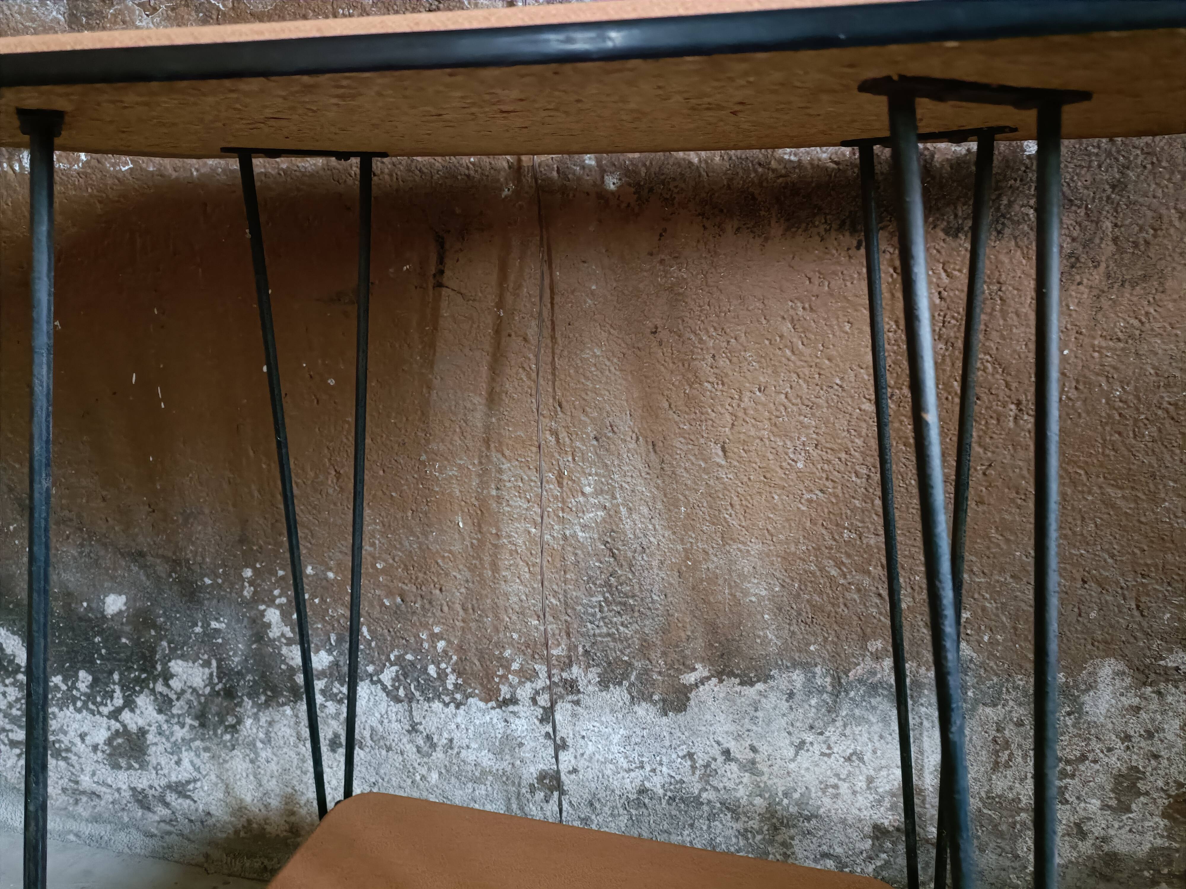 Side table, trolley on wheels