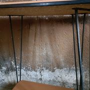 Side table, wheeled serving trolley