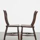 Set of 2 Antique English Oxford Dining/Kitchen Chairs