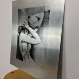 Engraving on aluminum plate 70s