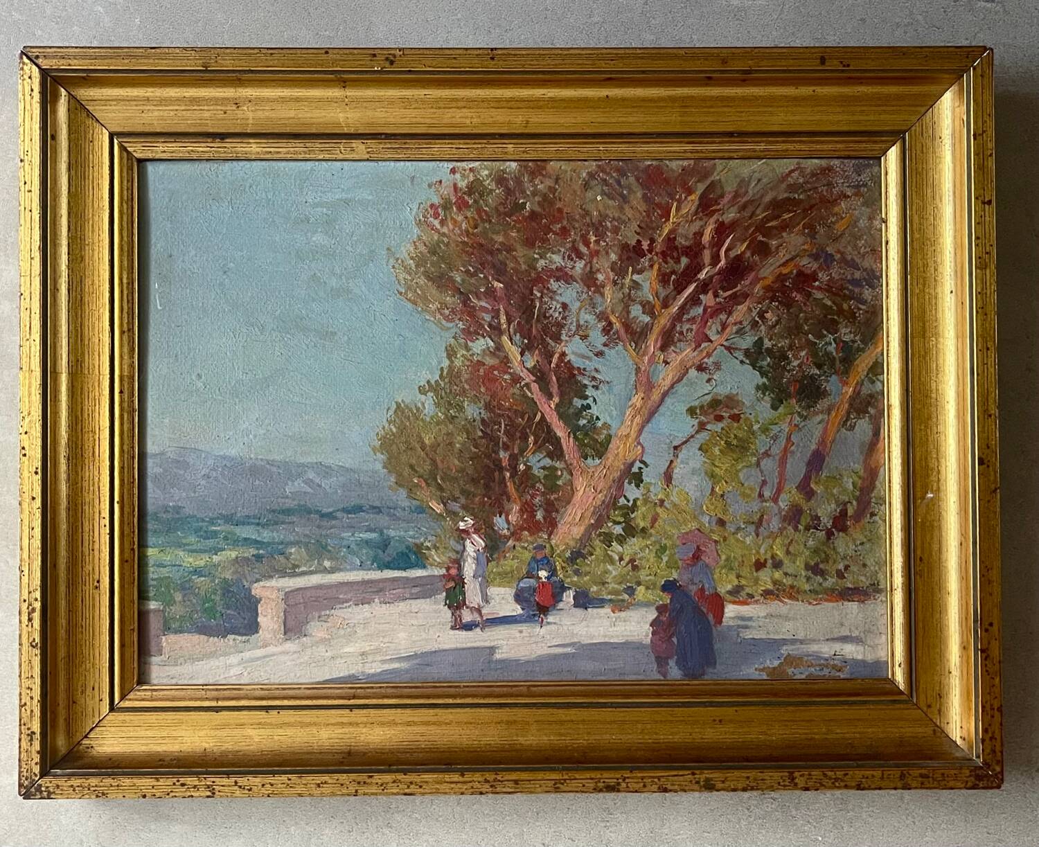 Oil painting by Hyacinthe Royet (1862-1926).