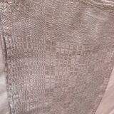 Light beige embroidered tablecloth