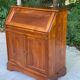 Louis Philippe donkey back secretary in solid wood, 20th century