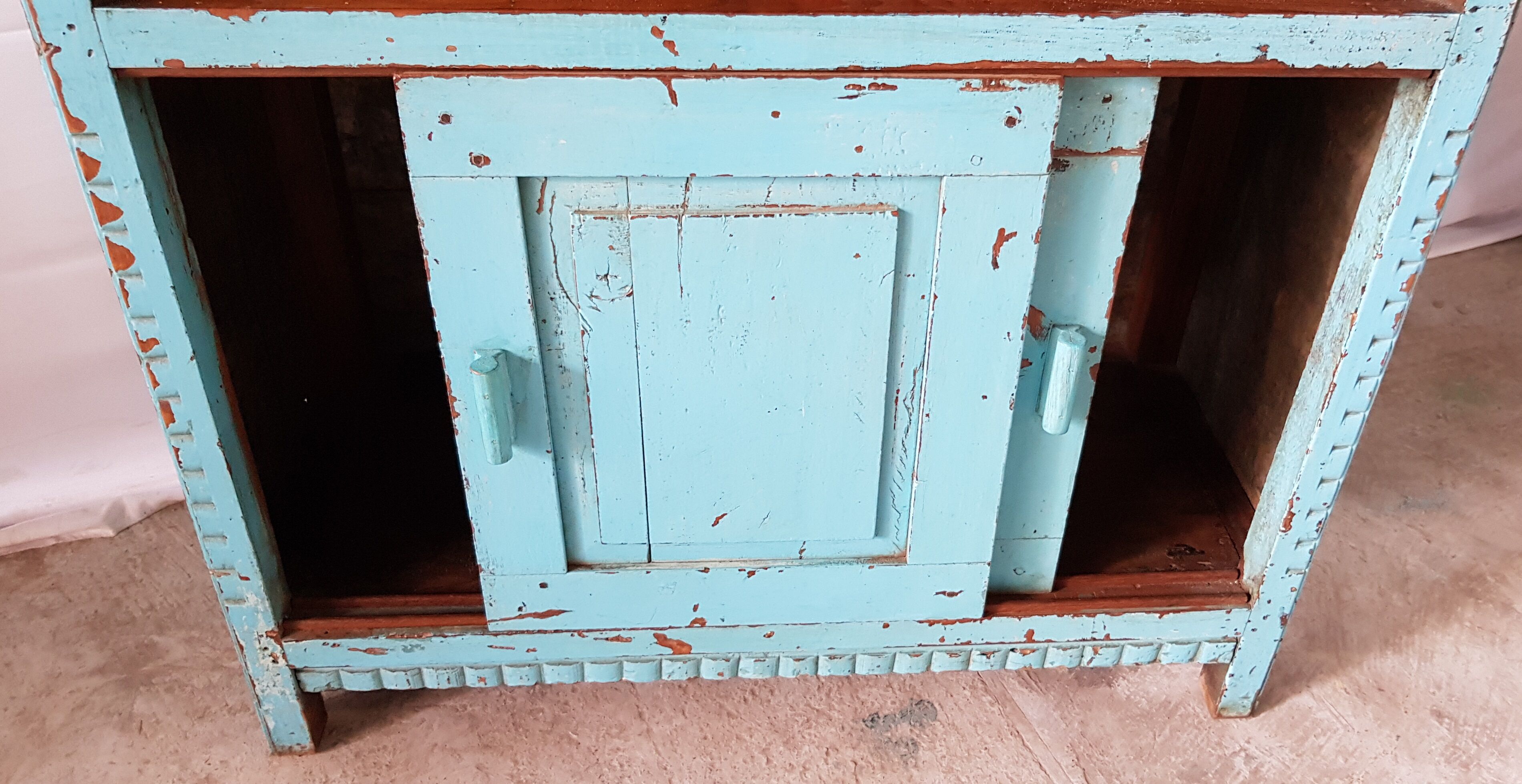 Library in teak and metal