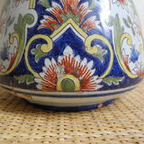 vase Desvres Fourmaintraux Courquin XIXe french earthenware vase
