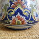 vase Desvres Fourmaintraux Courquin 19th century French earthenware vase