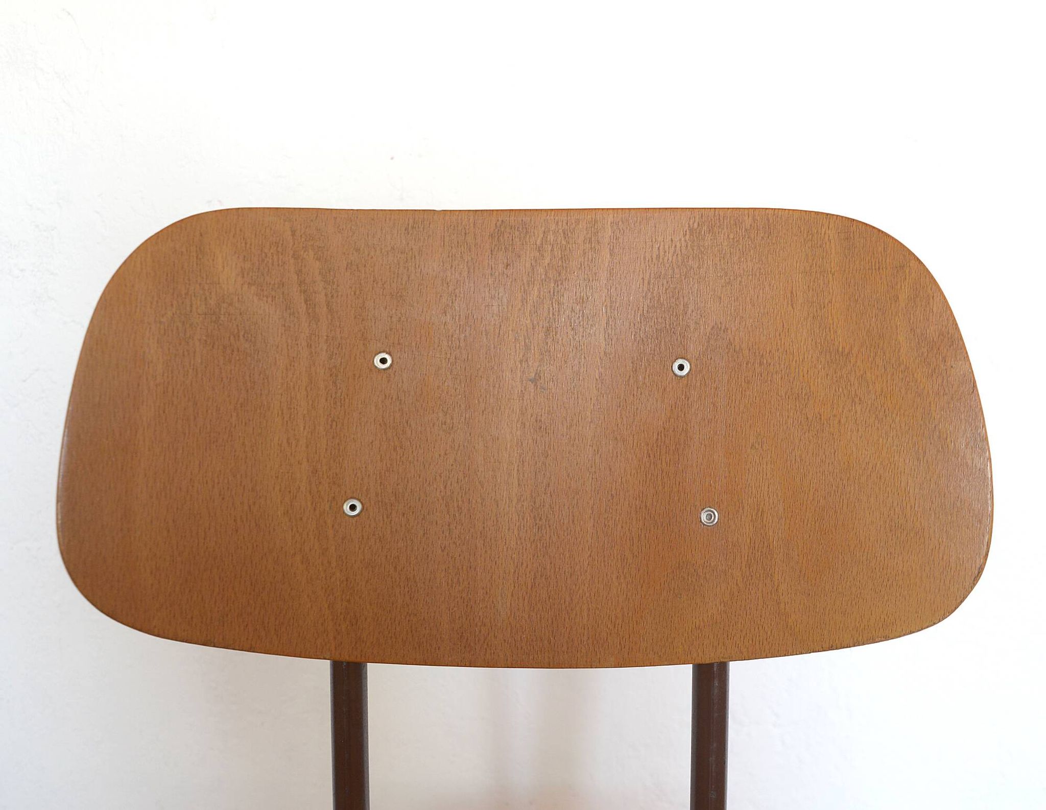 Vintage Office Chair Mid Century Desk Adjustable Swivel Wooden Chair