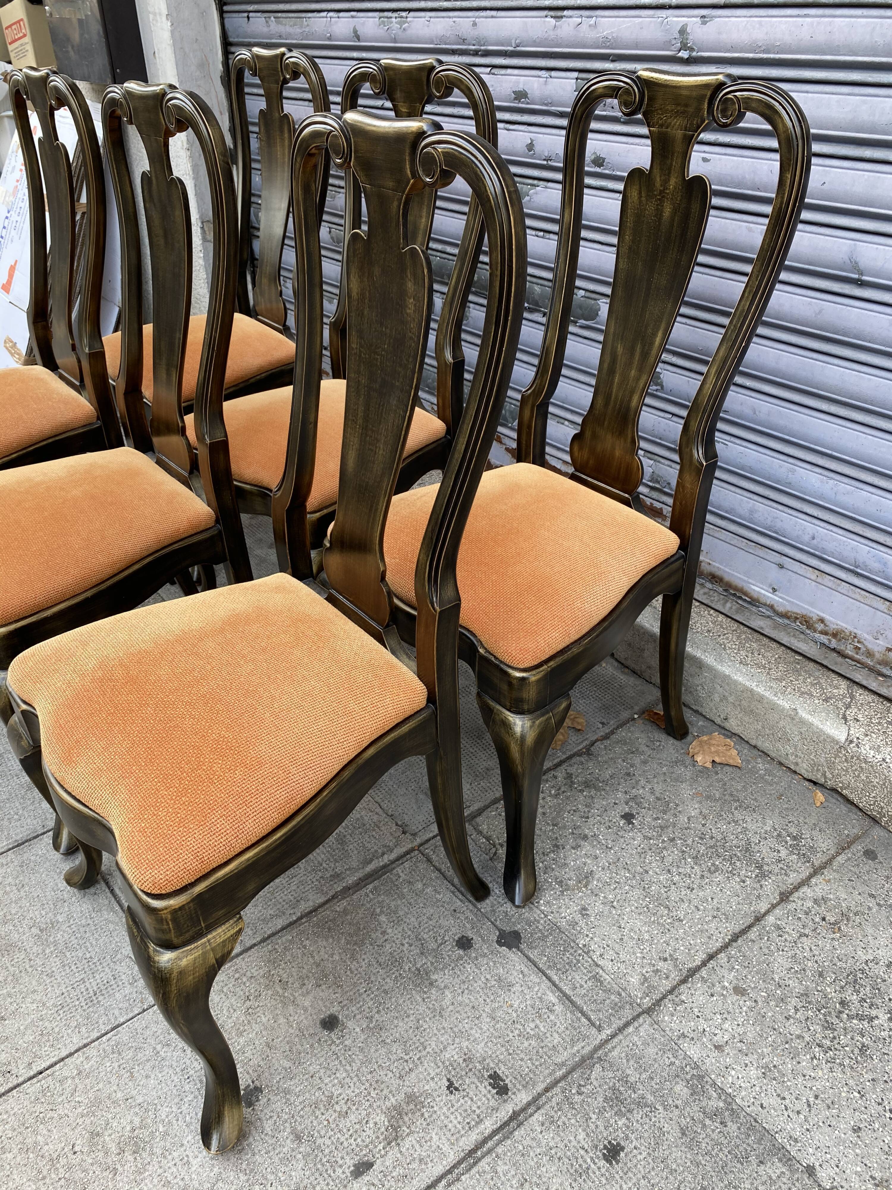 Set of 6 chairs in lasca
