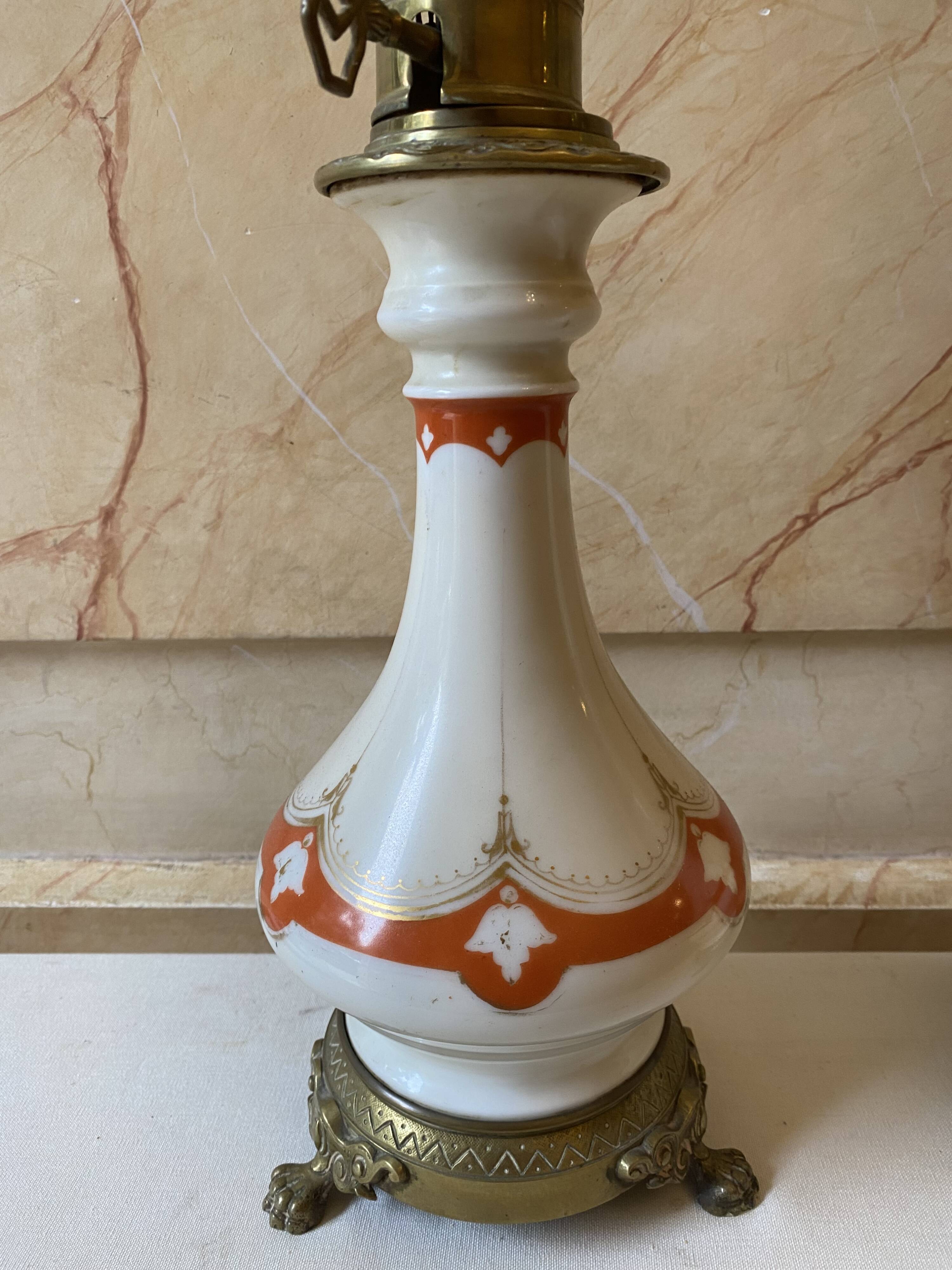 Paire de lampes à pétrole Napoléon III