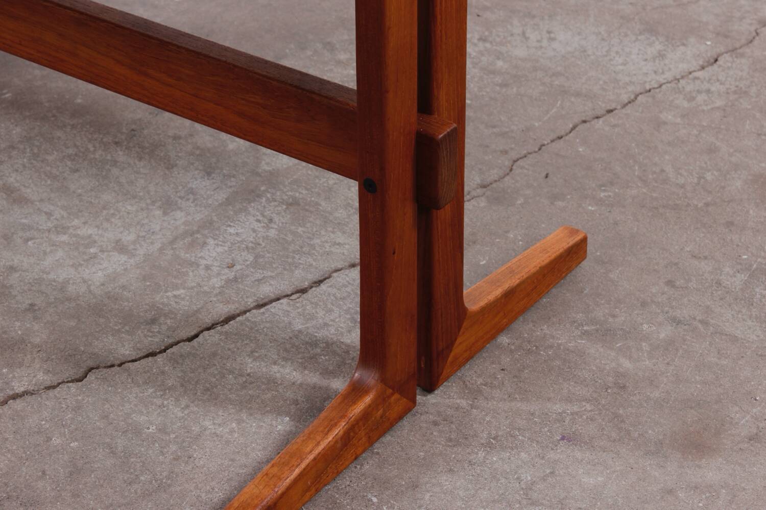 Table basse vintage en teck danois milieu du siècle 50er 60er