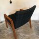 Vintage armchair 1960's Scandinavian style and Scottish fabric