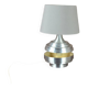 Pied de lampe en aluminium brossé, 1970