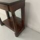 Empire style console with mirror back, 19th century