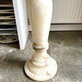 Column, alabaster saddle