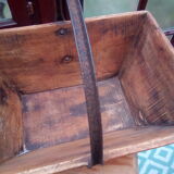 Wooden harvest basket