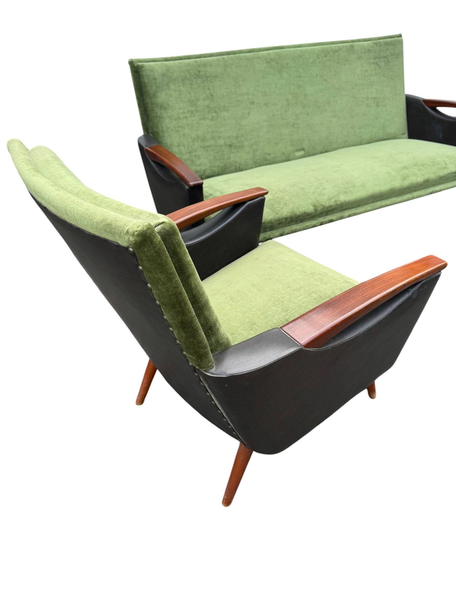 Mid Century Modern Sofa and 2 Chairs