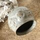 Salt pot in pyrite stoneware