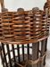 Panier bar en rotin vintage