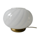 Brass lamp and opaline from the 70s