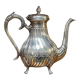 English silver metal pourer
