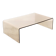table basse plexiglas fumé Design années 1970