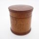 Round wooden box