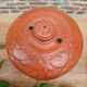 Antique earthenware butter dish
