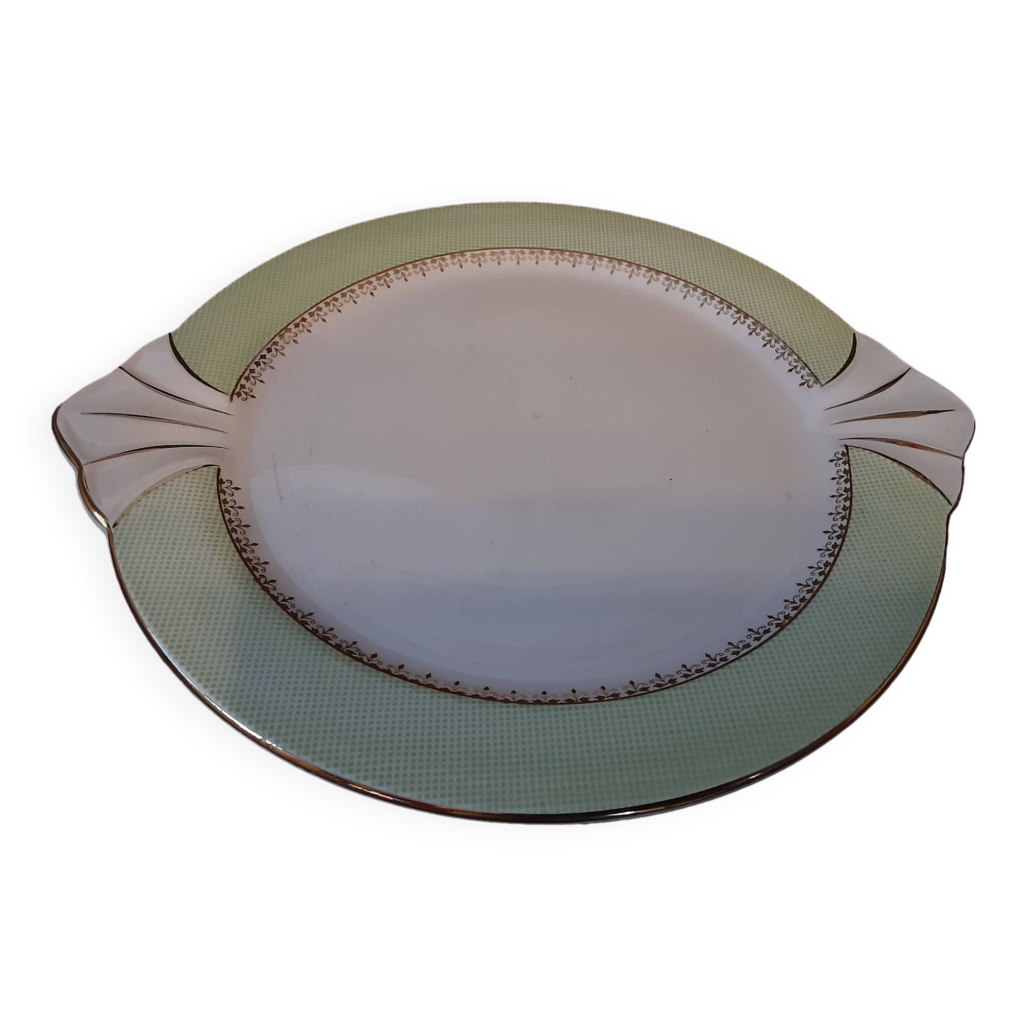 SA opaque porcelain round dish