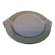 Plat rond porcelaine  opaque  S A