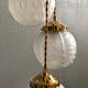 Suspension cascade three lights globes art deco vintage