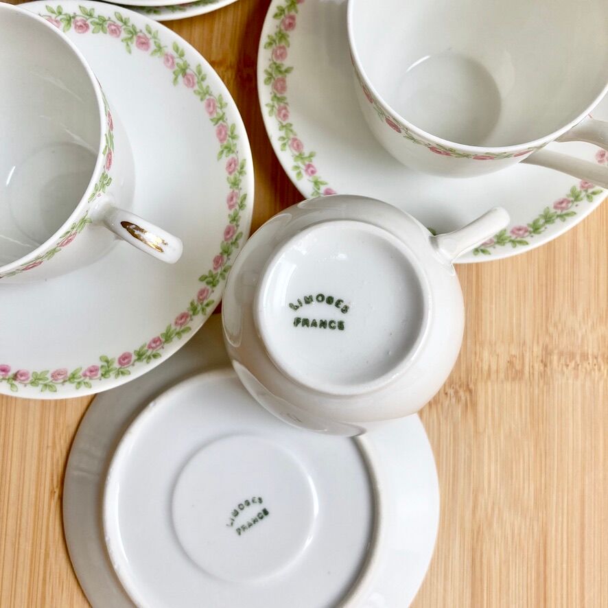Vintage service Fine porcelain Limoges