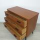 Scandinavian dresser 60s teak vintage compass feet